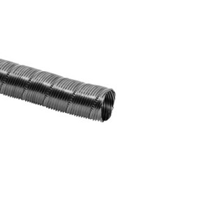 Wallas tuyau d'échappement flexible 28 mm en acier inoxydable